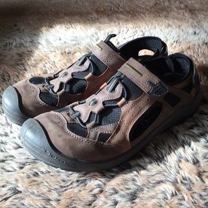 EUC Ecco biom sandals adjustable Velcro size 11
